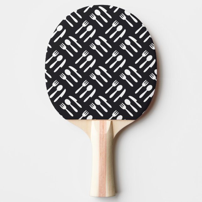 Pala De Ping Pong Modelo del cuchillo de la cuchara de la (Anverso)