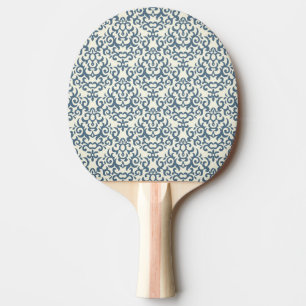 Pala De Ping Pong Modelo del damasco en el fondo 2 de la pendiente