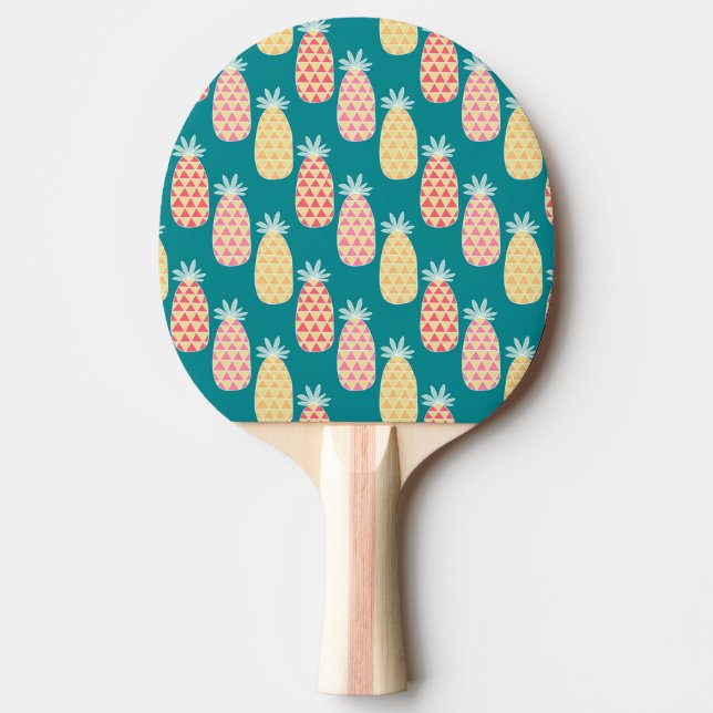 Pala De Ping Pong Modelo del Doodle de la piña (Anverso)