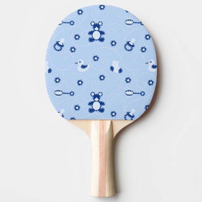 Pala De Ping Pong Modelo del edredón del bebé (Anverso)