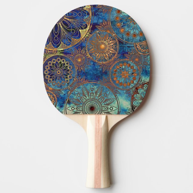 Pala De Ping Pong Modelo del grunge del arte (Anverso)