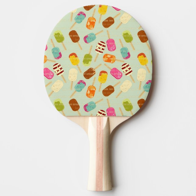 Pala De Ping Pong Modelo del helado (Anverso)