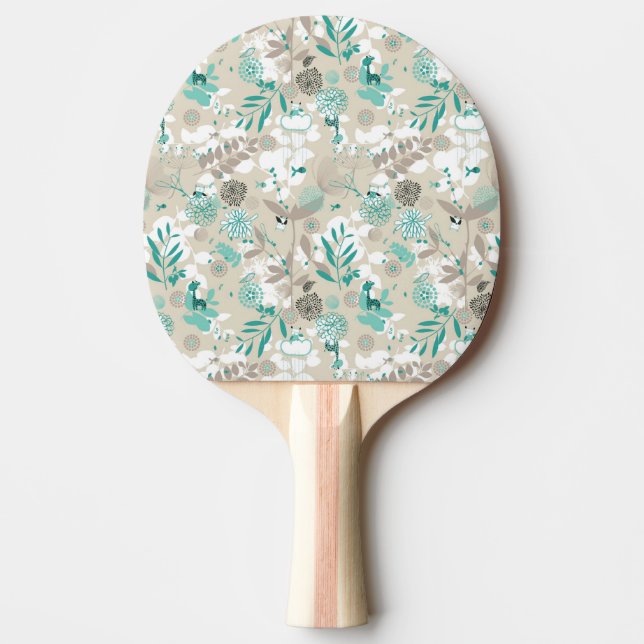 Pala De Ping Pong Modelo del jardín (Anverso)
