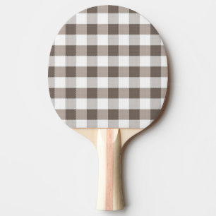 Pala De Ping Pong Modelo del mantel de Brown