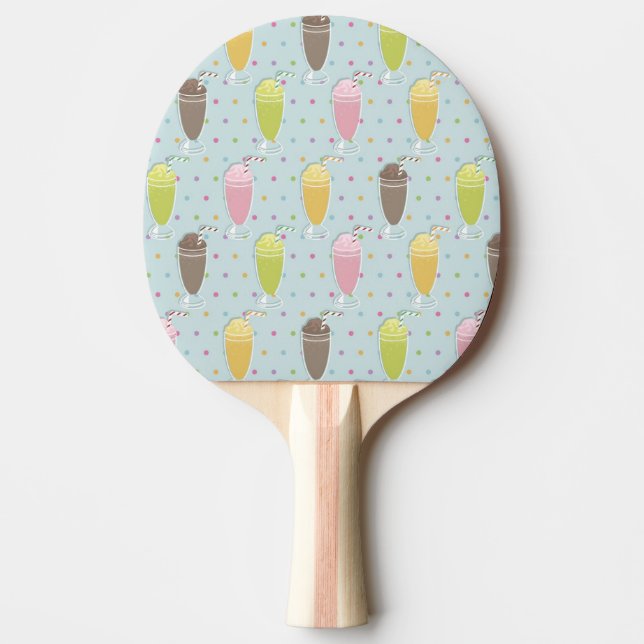 Pala De Ping Pong Modelo del Milkshake (Anverso)
