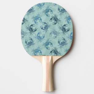 Pala De Ping Pong Modelo del teñido anudado de cangrejos