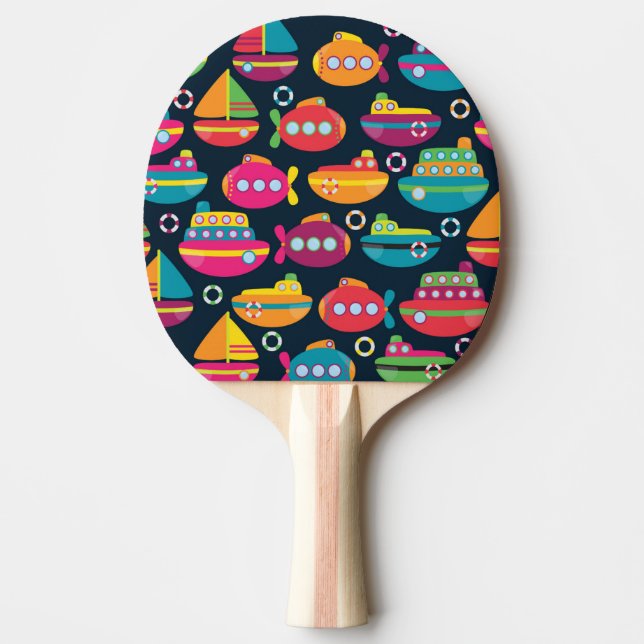Pala De Ping Pong Modelo del transporte del océano (Anverso)