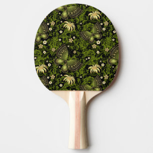 Pala De Ping Pong Modelo del Verde-oro de la primavera