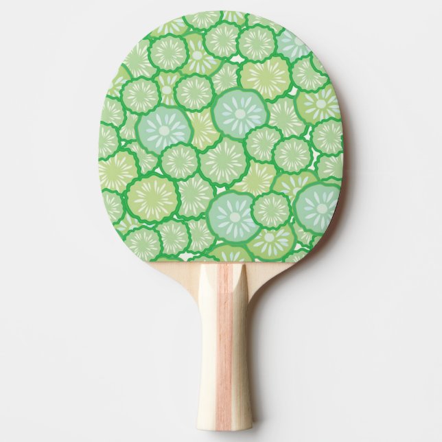 Pala De Ping Pong Modelo divertido del pepino (Anverso)