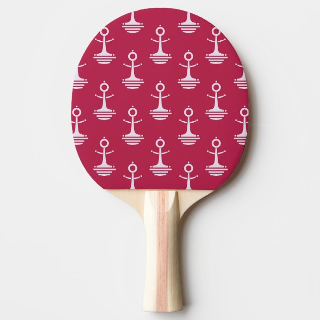 Pala De Ping Pong Modelo moderno de las anclas (Anverso)