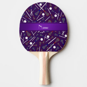 Pala De Ping Pong Modelo púrpura conocido personalizado del lacross