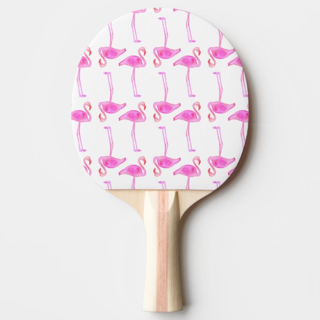 Pala De Ping Pong Modelo rosado del flamenco (Anverso)