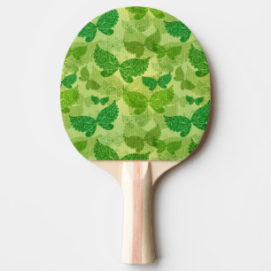 Pala De Ping Pong Modelo verde de la primavera