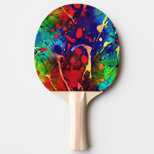 Pala De Ping Pong Modern Art Ping Pong Paddle (Anverso)
