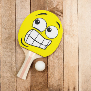 Pala De Ping Pong Moderna Personalizado divertida frente a la emoció