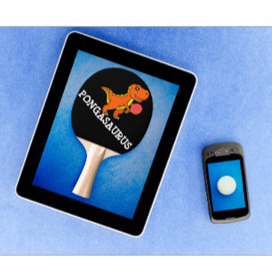 Pala De Ping Pong Moderna tabla personalizada Tennis Funny Dinosaur
