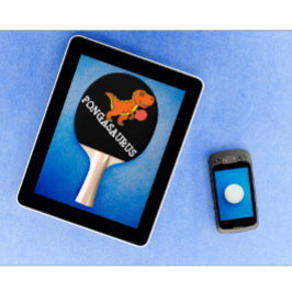 Pala De Ping Pong Moderna tabla personalizada Tennis Funny Dinosaur