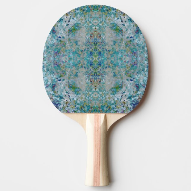 Pala De Ping Pong Moderno Único De Un Estilo Abstracto De Diseño Art (Anverso)
