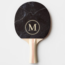 Pala De Ping Pong Modest Dark Stone Monogram