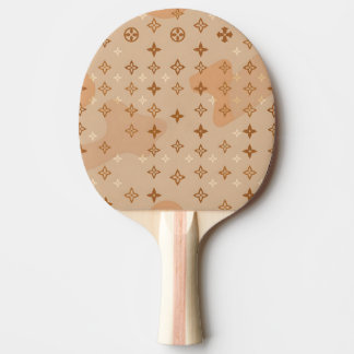 Pala De Ping Pong Monograma Chic Elegante Diario