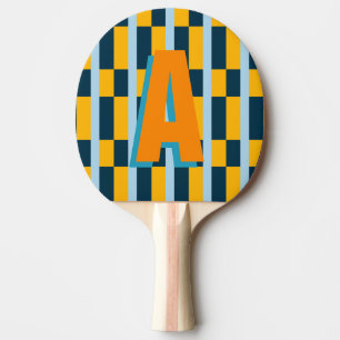 Pala De Ping Pong Monograma colorido