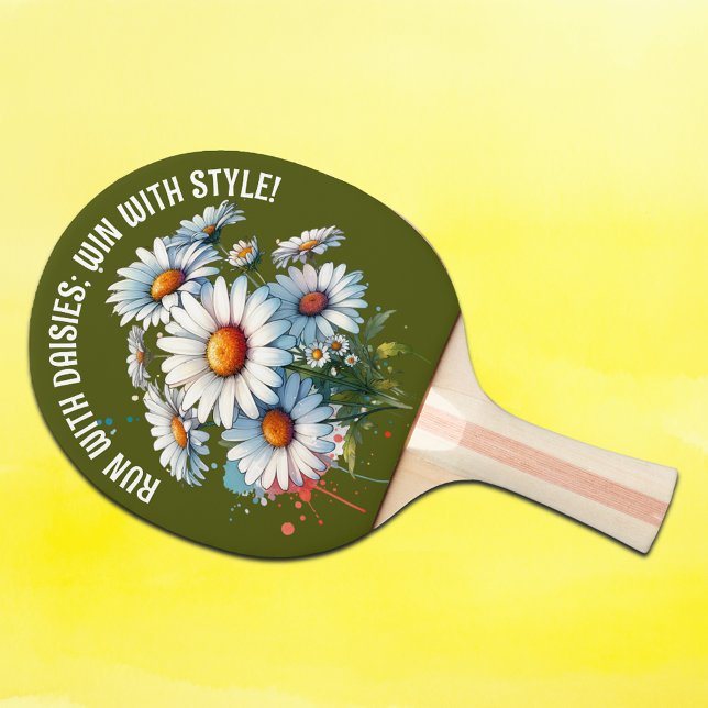 Pala De Ping Pong Monograma con marea: ganar con estilo Verde | (Subido por el creador)