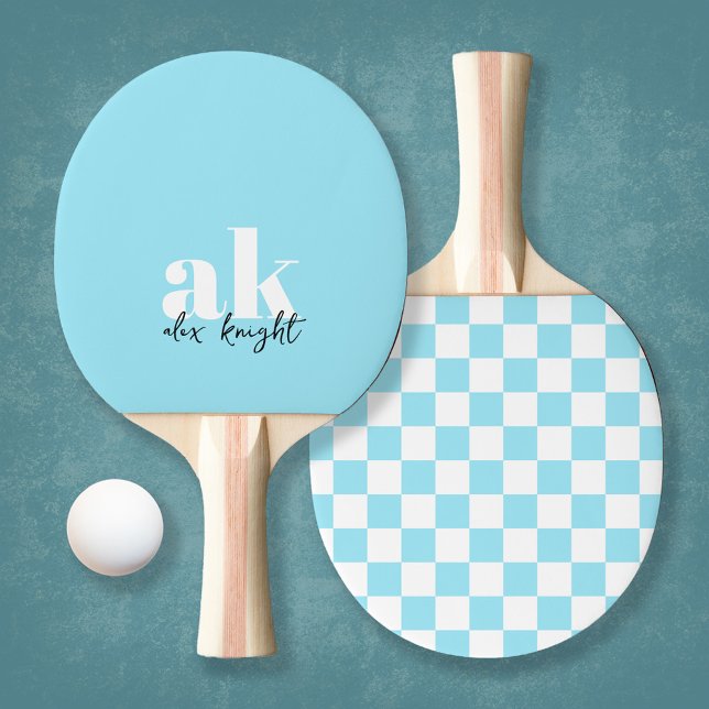 Pala De Ping Pong Monograma de firma retro revisado (Subido por el creador)