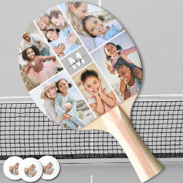 Pala De Ping Pong Monograma de Foto
