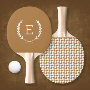 Pala De Ping Pong Monograma de Laurel Escudo