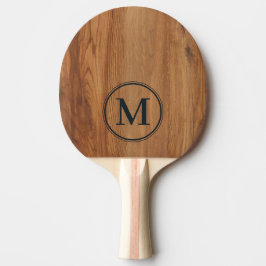 Pala De Ping Pong Monograma de madera de arce