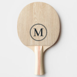 Pala De Ping Pong Monograma de Pino Blanco