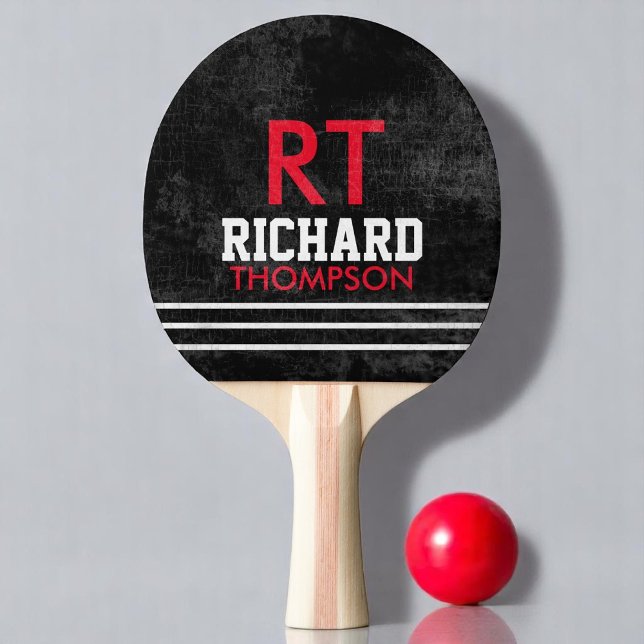 Pala De Ping Pong Monograma del jugador de Guay (nombre + iniciales) (Subido por el creador)