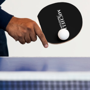 Pala De Ping Pong Monograma moderno simple