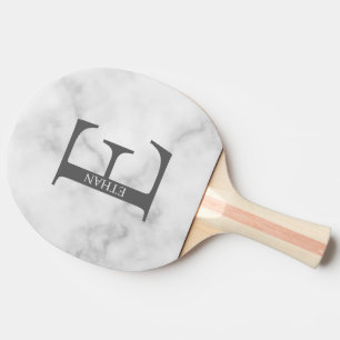 Pala De Ping Pong Monograma y nombre personalizados Ping Pong Paddle