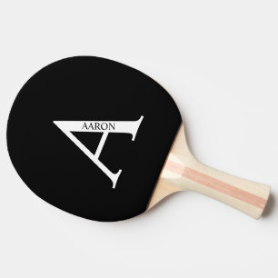 Pala De Ping Pong Monograma y nombre personalizados Ping Pong Paddle
