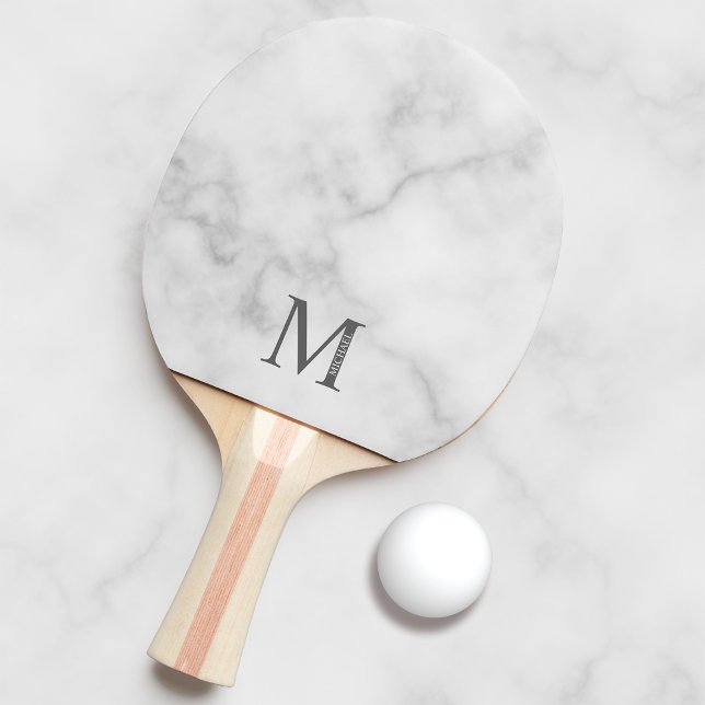 Pala De Ping Pong Monograma y nombre personalizados Ping Pong Paddle (Subido por el creador)