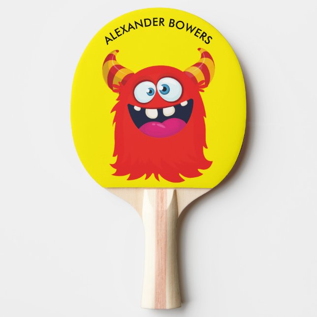 Pala De Ping Pong MONSTER anti-stress fit sport FUN (Anverso)