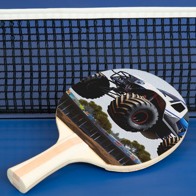 Pala De Ping Pong Monster Truck Launch, Ping Pong Paddle (in situ)