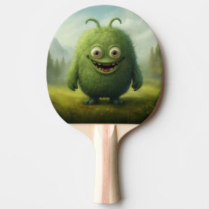 Pala De Ping Pong "Monstruo Verde Tema Ping Pong Paddle"