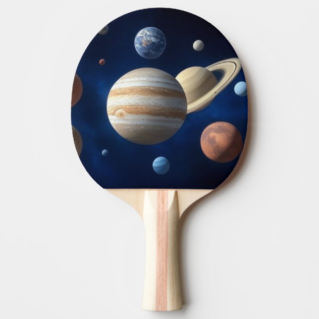 Pala De Ping Pong Montaje del sistema solar (Anverso)