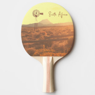 Pala De Ping Pong Montaña natural Sudáfrica ZA Bomba eólica