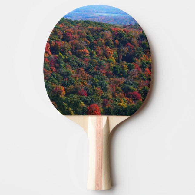 Pala De Ping Pong Montañas Apalaches en otoño (Anverso)
