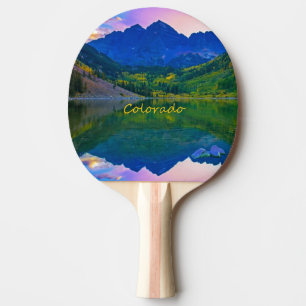 Pala De Ping Pong Montañas Rocosas de Colorado y Lago