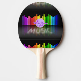 Pala De Ping Pong MoonDreams Music Equalizer Ping Pong Paddle