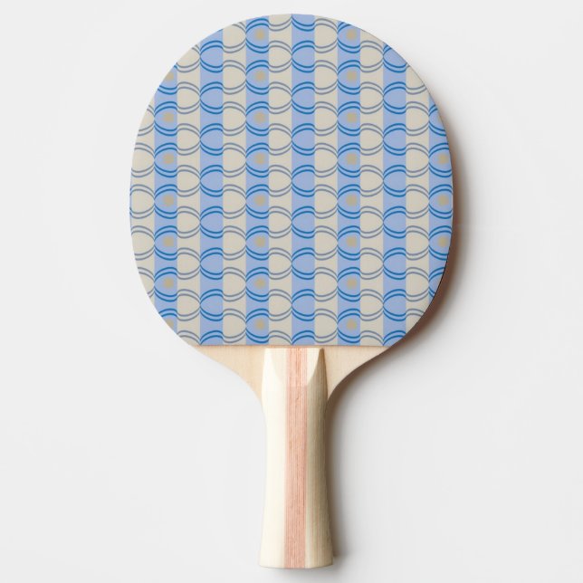 Pala De Ping Pong Moreno azul común de Candystripe (Anverso)