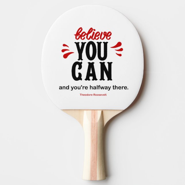 Pala De Ping Pong Motivanional Ping Pong Paddle (Anverso)