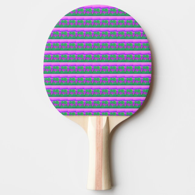 Pala De Ping Pong Mt. Sunset Pink Green Purple (Anverso)