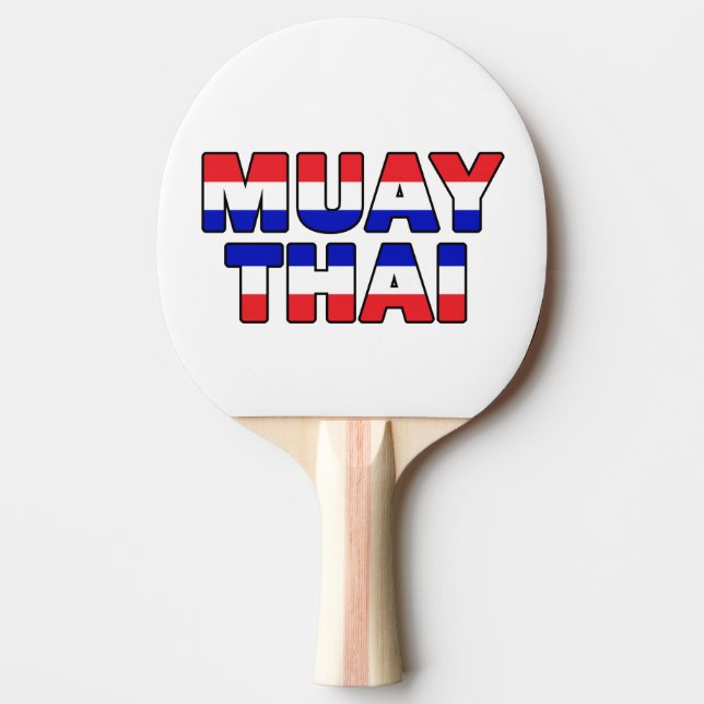Pala De Ping Pong Muay Thai (Anverso)