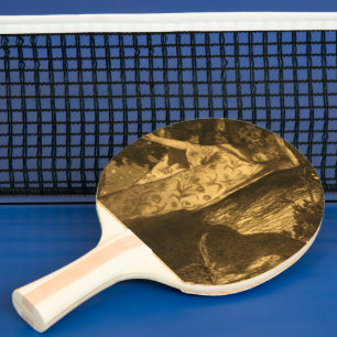 Pala De Ping Pong Mujer de la Noche Tan embrujada Guardianes de la L