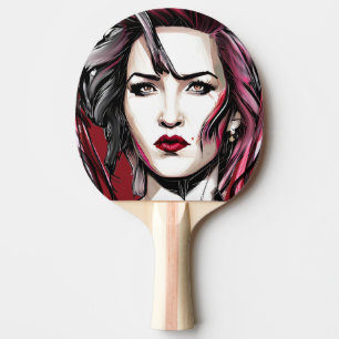 Pala De Ping Pong Mujer Sangrienta